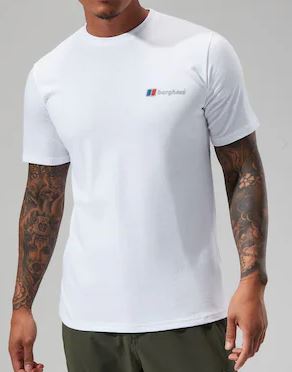 Berghaus small logo T-shirt mens white